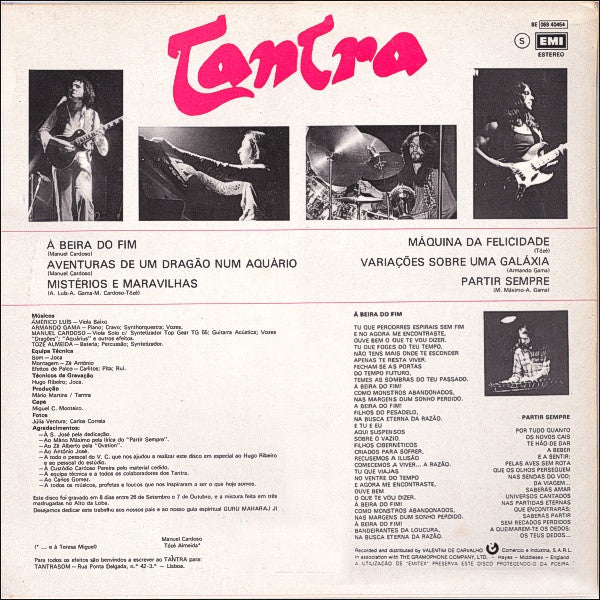 Tantra (8) : Mistérios E Maravilhas (LP, Album, RE)