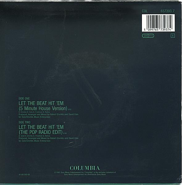 Lisa Lisa & Cult Jam : Let The Beat Hit' Em (7", Single)
