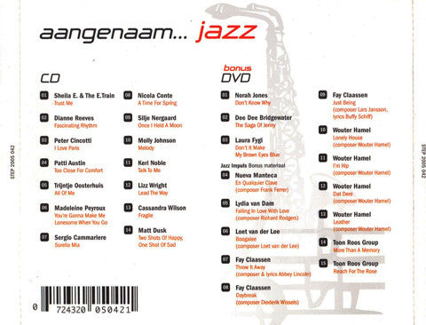Various : Aangenaam... Jazz (CD, Comp + DVD, Comp)