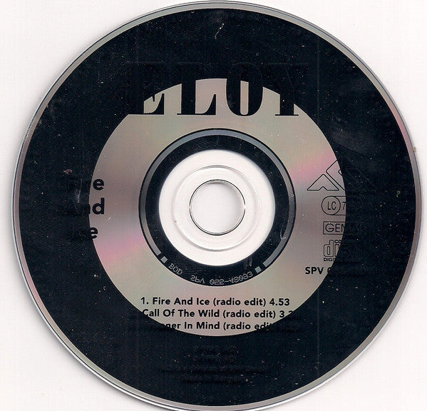 Eloy : Fire And Ice (CD, Single)