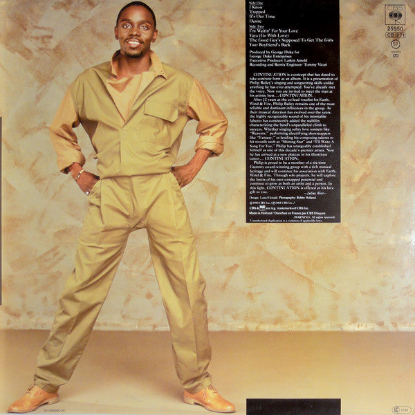 Philip Bailey : Continuation (LP, Album)
