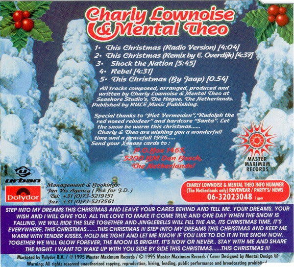 Charly Lownoise & Mental Theo : This Christmas (CD, Maxi)