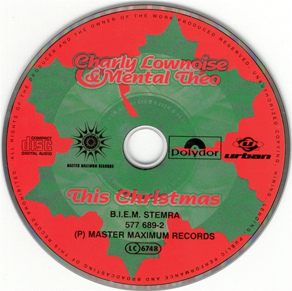 Charly Lownoise & Mental Theo : This Christmas (CD, Maxi)
