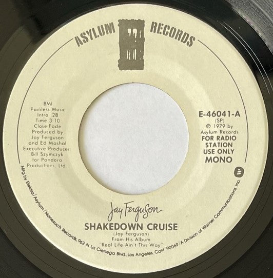 Jay Ferguson : Shakedown Cruise (7", Promo)