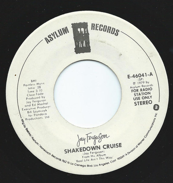 Jay Ferguson : Shakedown Cruise (7", Promo)