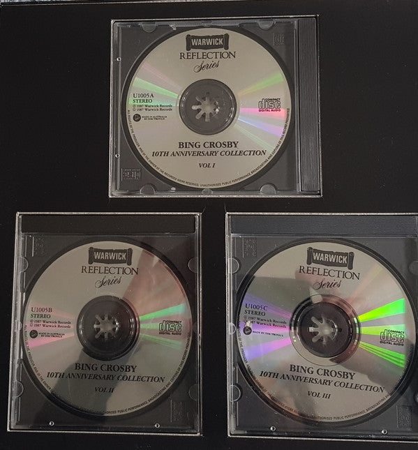 Bing Crosby Accompanied By The Buddy Cole Trio : Tenth Anniversary Collection (3xCD, Comp, Box)
