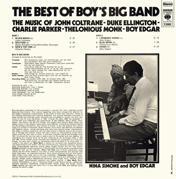 Boy's Big Band : The Best Of Boy's Big Band (LP, Comp)