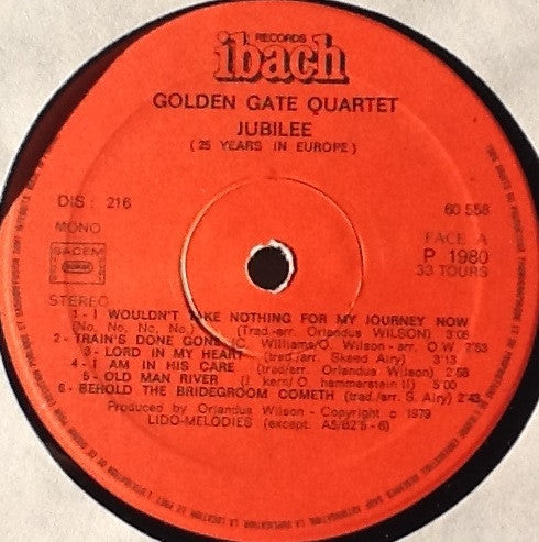 The Golden Gate Quartet : Jubilee 25 Années En Europe (LP)