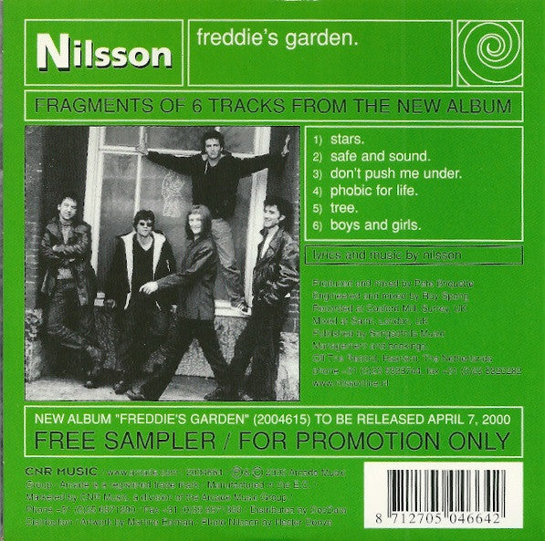 Nilsson : Freddie's Garden. (CD, Promo, Smplr)