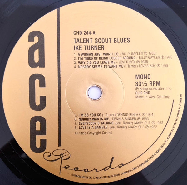 Ike Turner's Kings of Rhythm : Talent Scout Blues (LP, Comp, Mono)