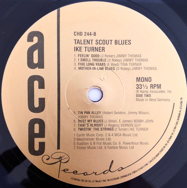 Ike Turner's Kings of Rhythm : Talent Scout Blues (LP, Comp, Mono)