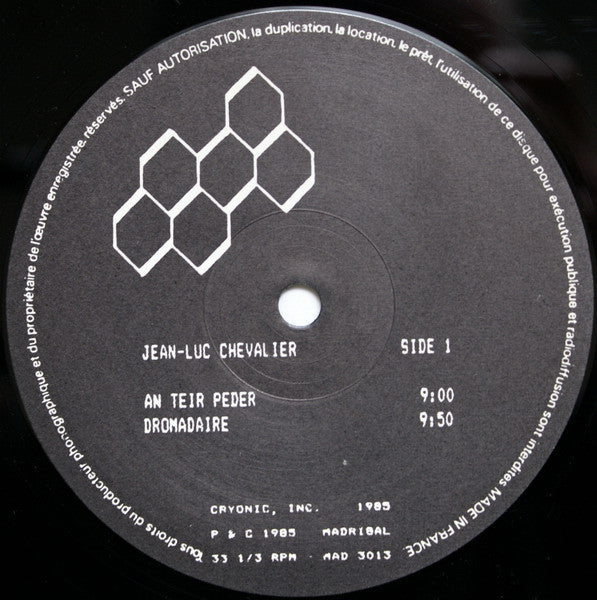 Jean-Luc Chevalier, Marc Eliard, Jean Chevalier, Pascal Vandenbulcke : Jean-Luc Chevalier (LP, Album)