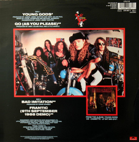 Little Angels : Young Gods - The Single (12", Single)