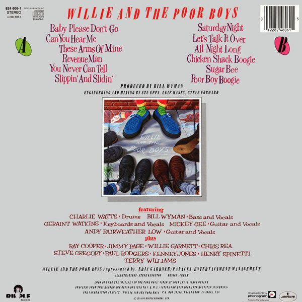 Willie And The Poor Boys : Willie And The Poor Boys (LP, Album)