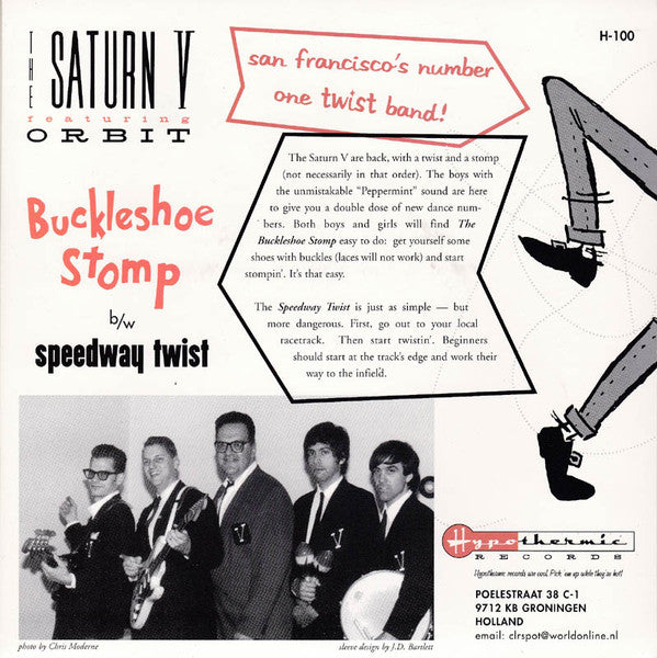 The Saturn V Featuring Orbit : Buckleshoe Stomp / Speedway Twist (7", Single)