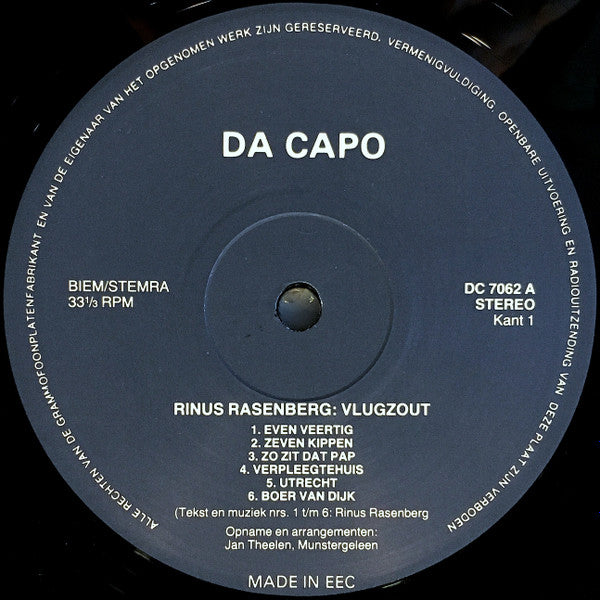 Rinus Rasenberg, Marie-Cécile Moerdijk : Onderweg (LP, Album)