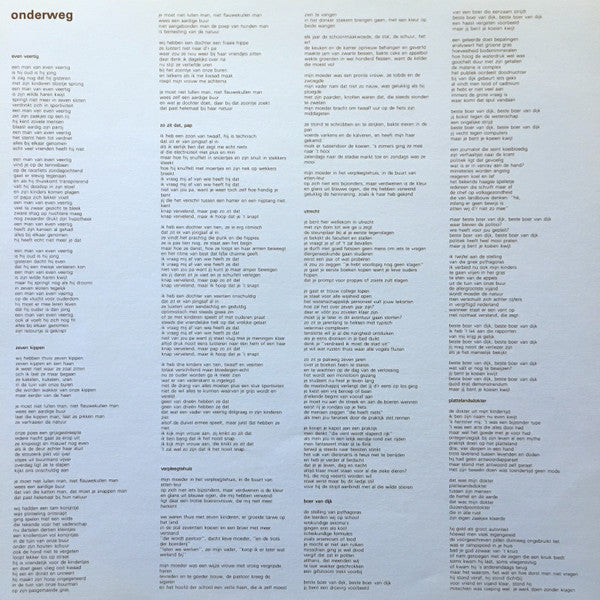 Rinus Rasenberg, Marie-Cécile Moerdijk : Onderweg (LP, Album)