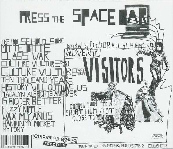 Chicks On Speed And The No Heads : Press The Spacebar (CD, Album)