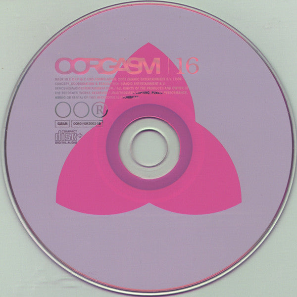 Various : Oorgasm 16 (CD, Comp, Promo)