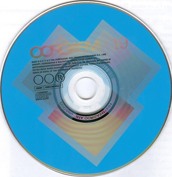 Various : Oorgasm 19 (CD, Comp, Promo)