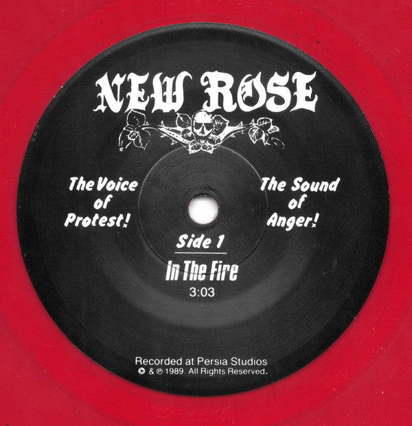 New Rose (2) : Voice Of Protest (7", Red)