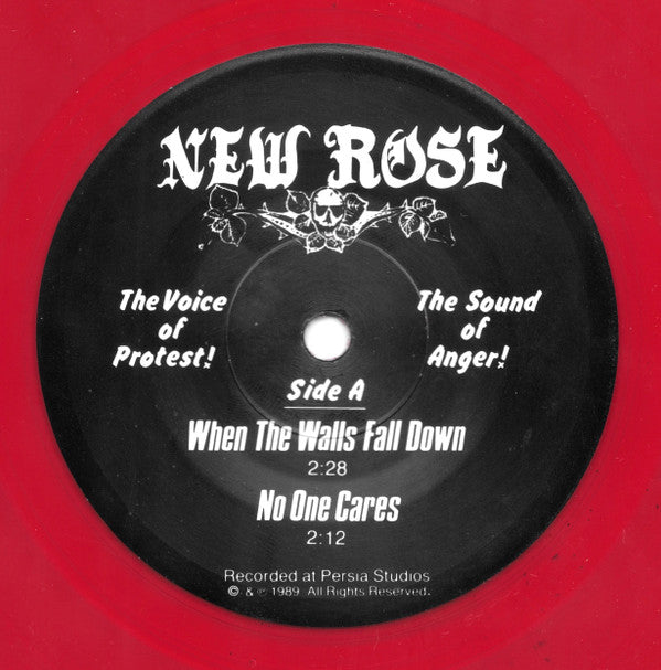 New Rose (2) : Voice Of Protest (7", Red)