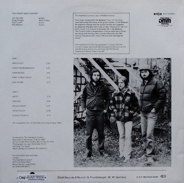 The Heartland Consort : The Heartland Consort (LP, Album)