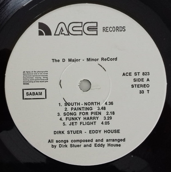 Dirk Stuer / Eddy House : The D Major Minor ReCord (LP)