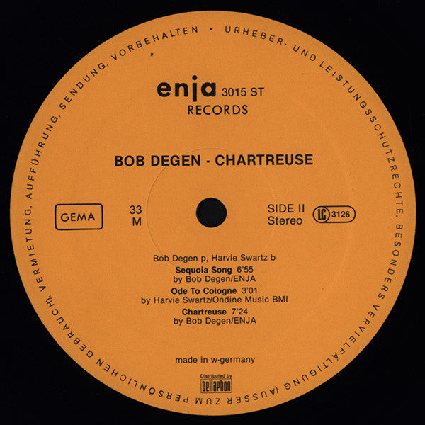 Bob Degen / Harvie Swartz : Chartreuse (LP, Album)