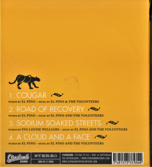 El Pino And The Volunteers : Cougar (CD, EP)