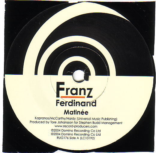 Franz Ferdinand : Matinée (7", Single)