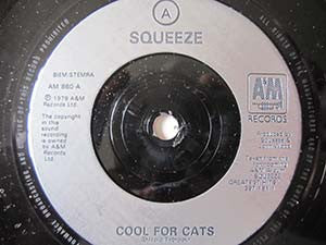 Squeeze (2) : Cool For Cats (7", Single)