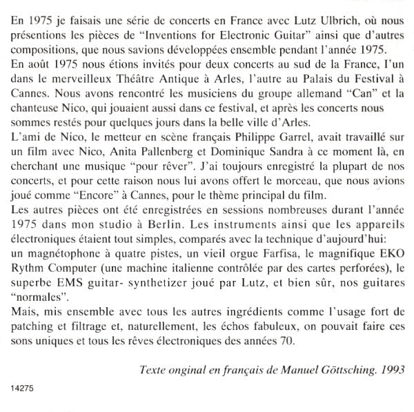 Ash Ra Tempel : Le Berceau De Cristal (CD, Album)