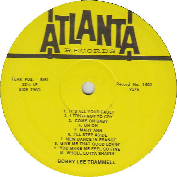 Bobby Lee Trammell : Arkansas Twist (LP, Comp)