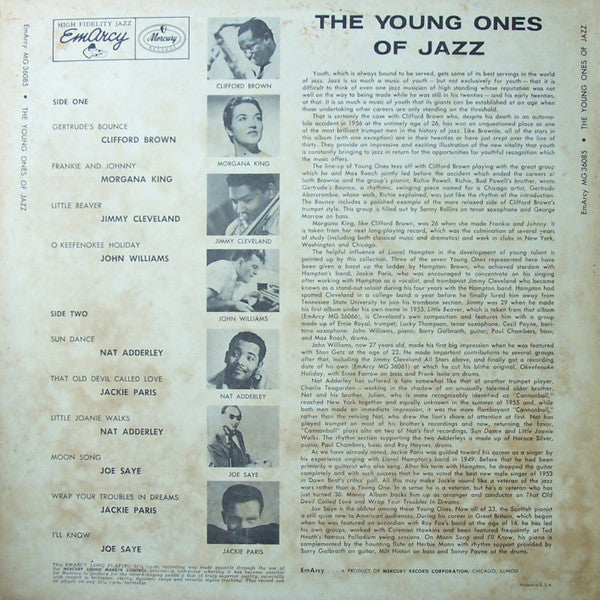 Various : The Young Ones Of Jazz (LP, Comp)