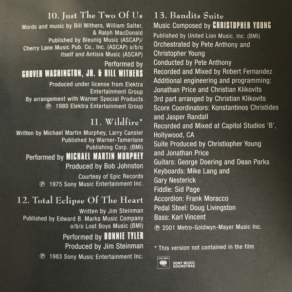 Various : Bandits - Music From The MGM Motion Picture (CD, Comp)