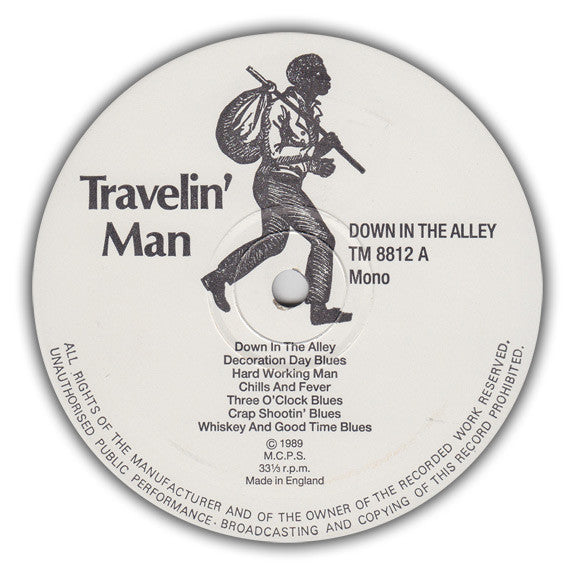 Various : Down In The Alley (Previously Unissued 1934-1942) (LP, Comp, Mono)