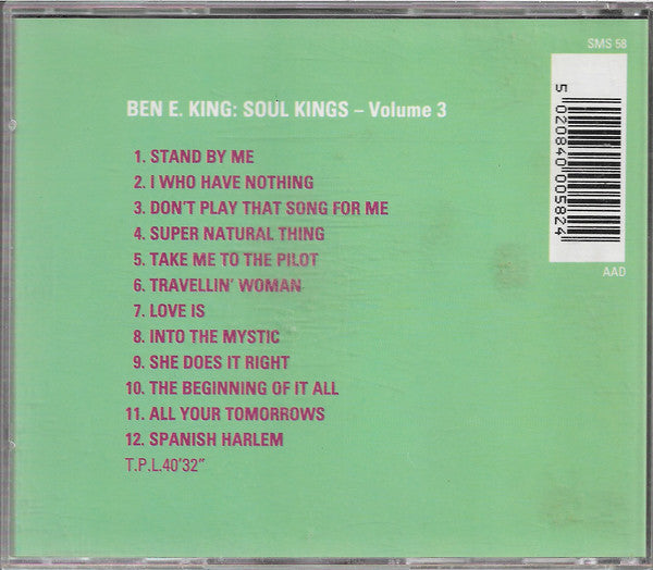 Ben E. King : Soul Kings - Volume 3 (CD, Comp)