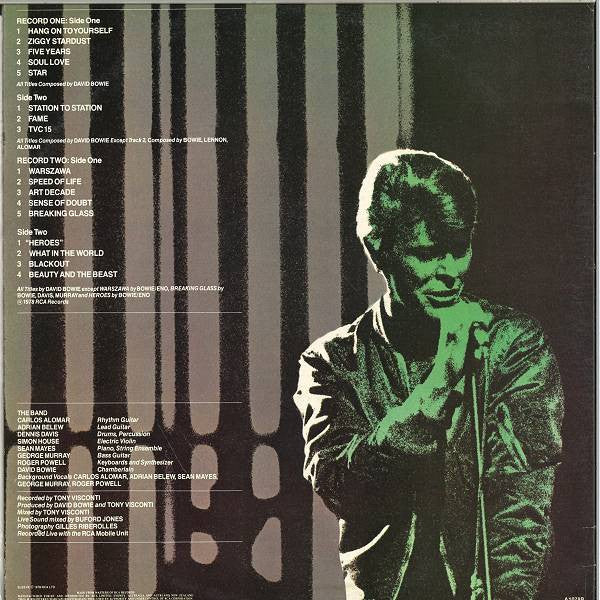 David Bowie : Stage (2xLP, Album, Gat)