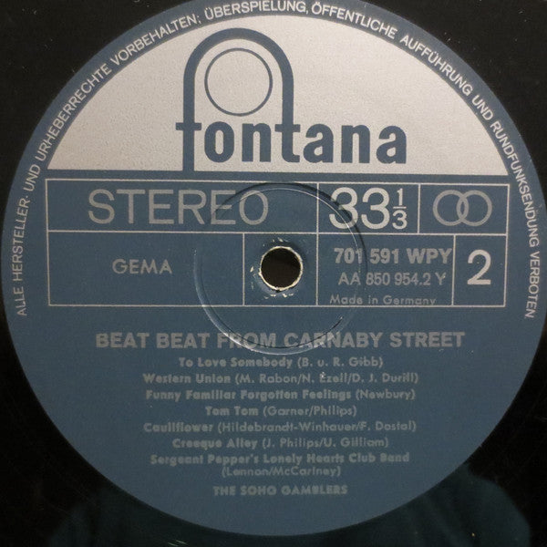 The Soho Gamblers : Beat Beat From Carnaby Street (LP, Album)