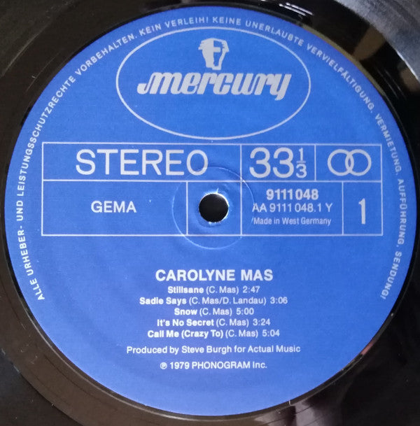 Carolyne Mas : Carolyne Mas (LP, Album)