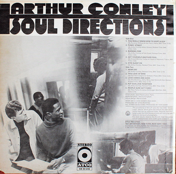 Arthur Conley : Soul Directions (LP, Album, Pre)