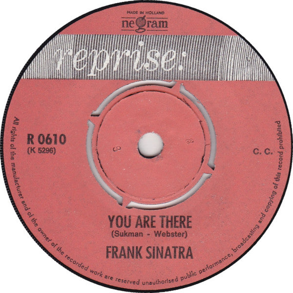 Frank Sinatra : The World We Knew (Over And Over) (7", Single)