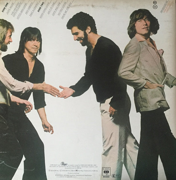 Chicago (2) : Hot Streets (LP, Album, Gat)