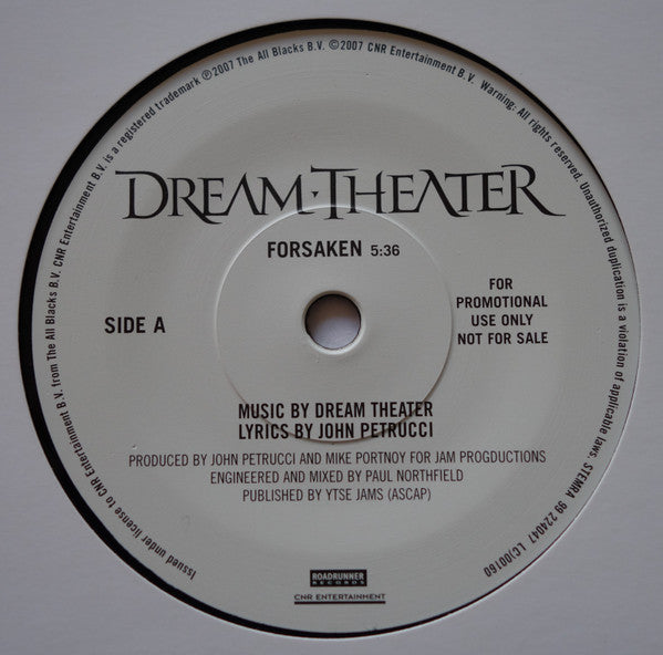 Dream Theater / Symphony X : Forsaken / Set The World On Fire (7", Promo)
