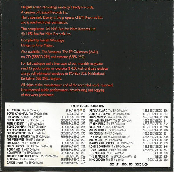 The Ventures : The EP Collection Volume Two (CD, Comp)