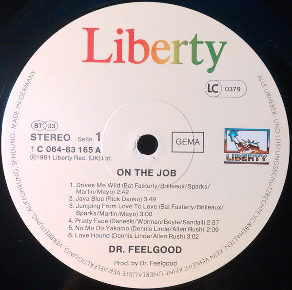 Dr. Feelgood : On The Job (LP, Album)