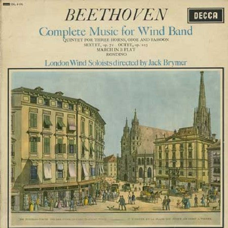 Ludwig Van Beethoven, London Wind Soloists Directed By Jack Brymer : Complete Music For Wind Band (LP, Album)