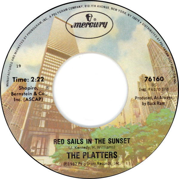 The Platters : Platterama Medley (7", Styrene)