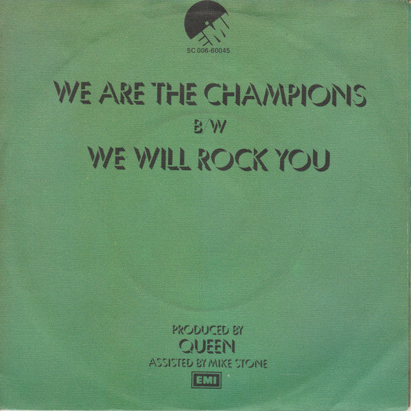 Queen : We Are The Champions (7", Single)